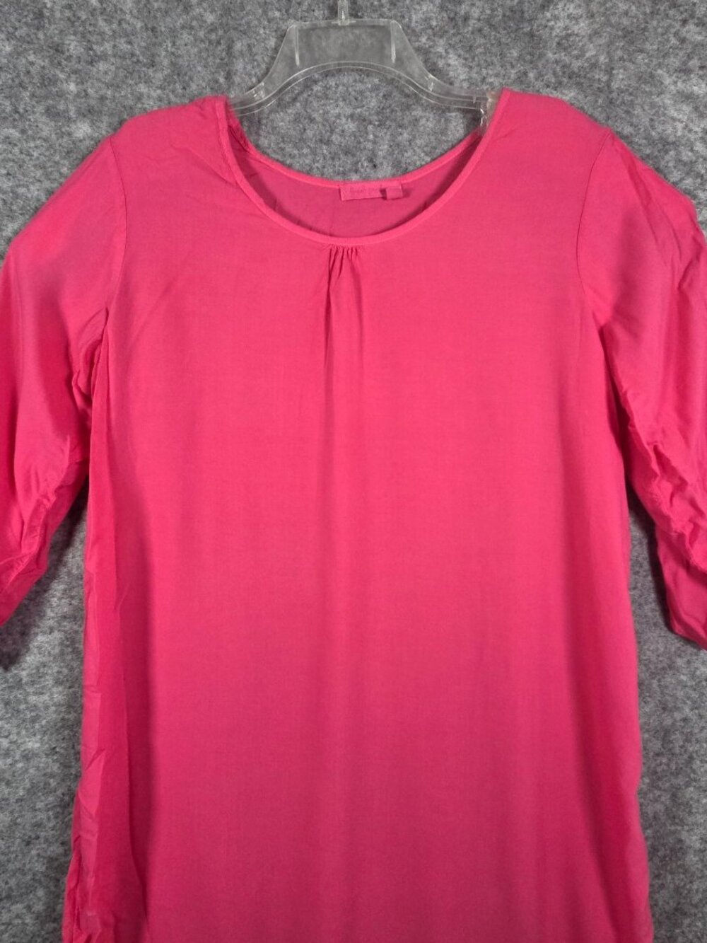 Fresh Produce Women's Roll Tab Sleeve Midi Dress Pink Size M - Picture 2 of 8